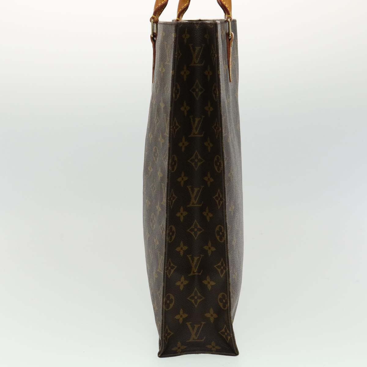 LOUIS VUITTON Monogram Sac Plat Hand Bag M51140 LV rd3133