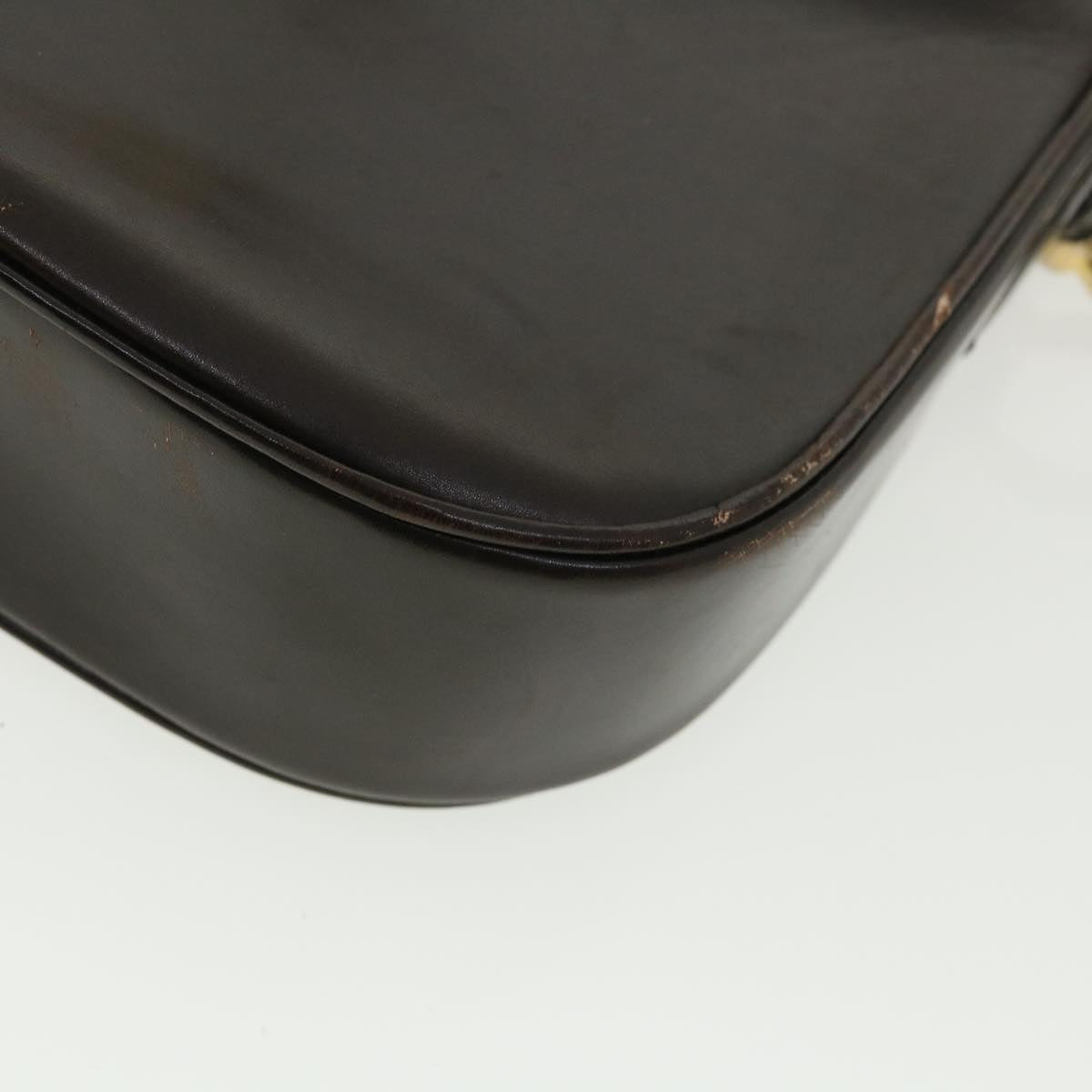 Celine Shoulder Bag Leather Brown  rd4008