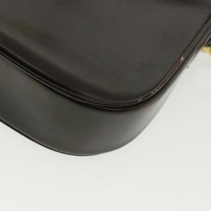 Celine Shoulder Bag Leather Brown  rd4008