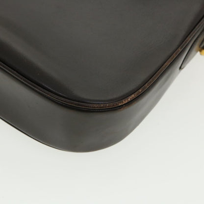 Celine Shoulder Bag Leather Brown  rd4008