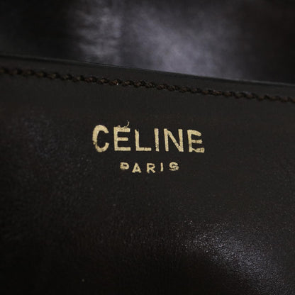 Celine Shoulder Bag Leather Brown  rd4008