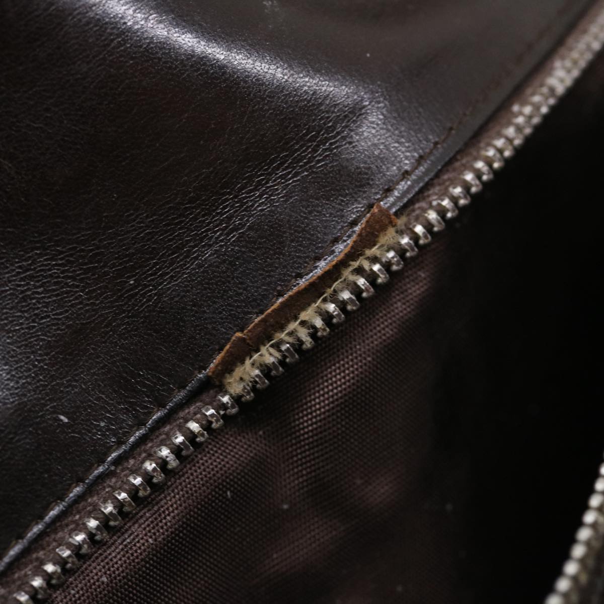 Celine Shoulder Bag Leather Brown  rd4008