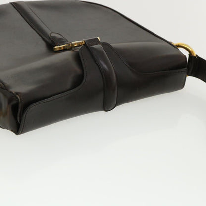 Celine Shoulder Bag Leather Brown  rd4008