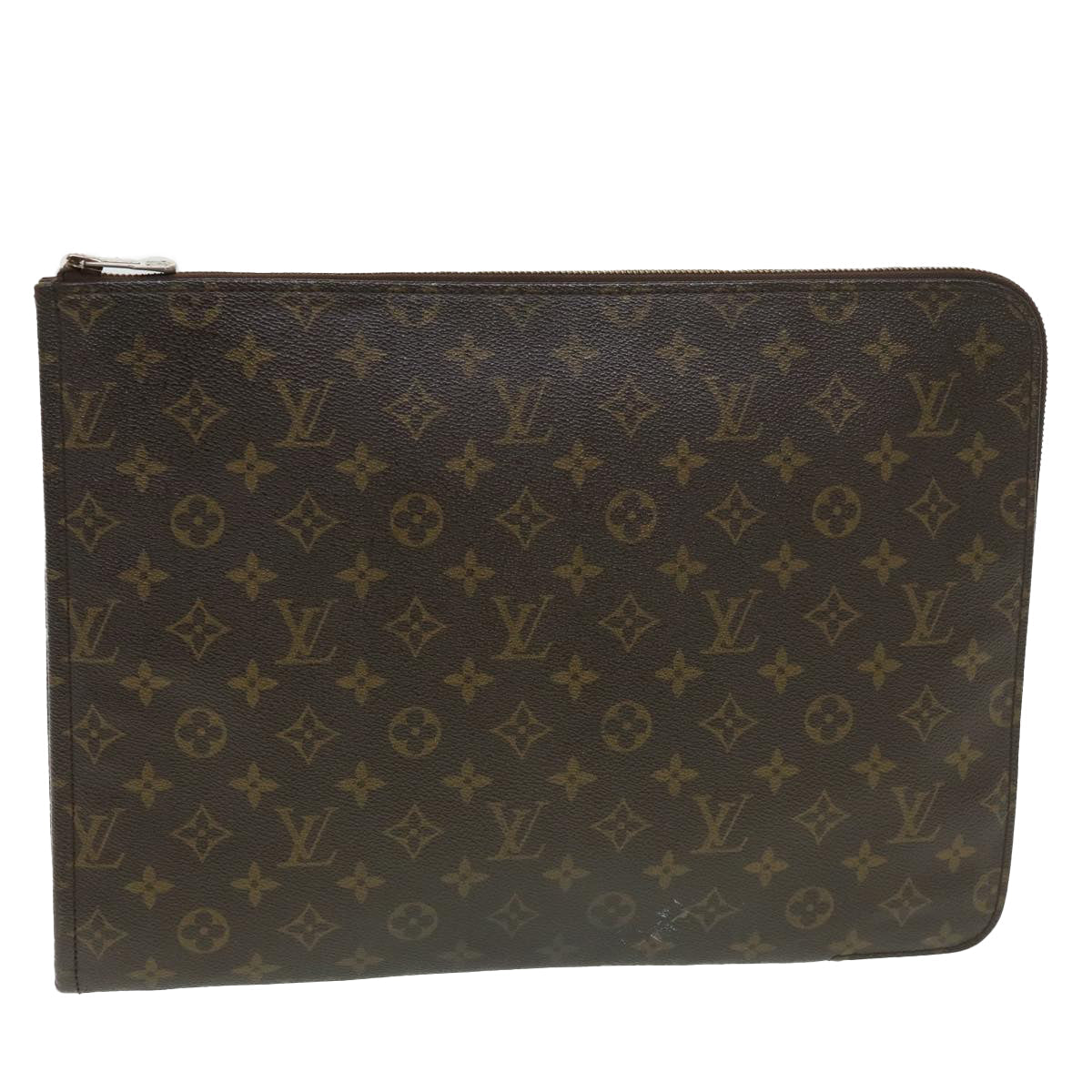 LOUIS VUITTON Monogram Poche Document Briefcase M53400 LV rd4334