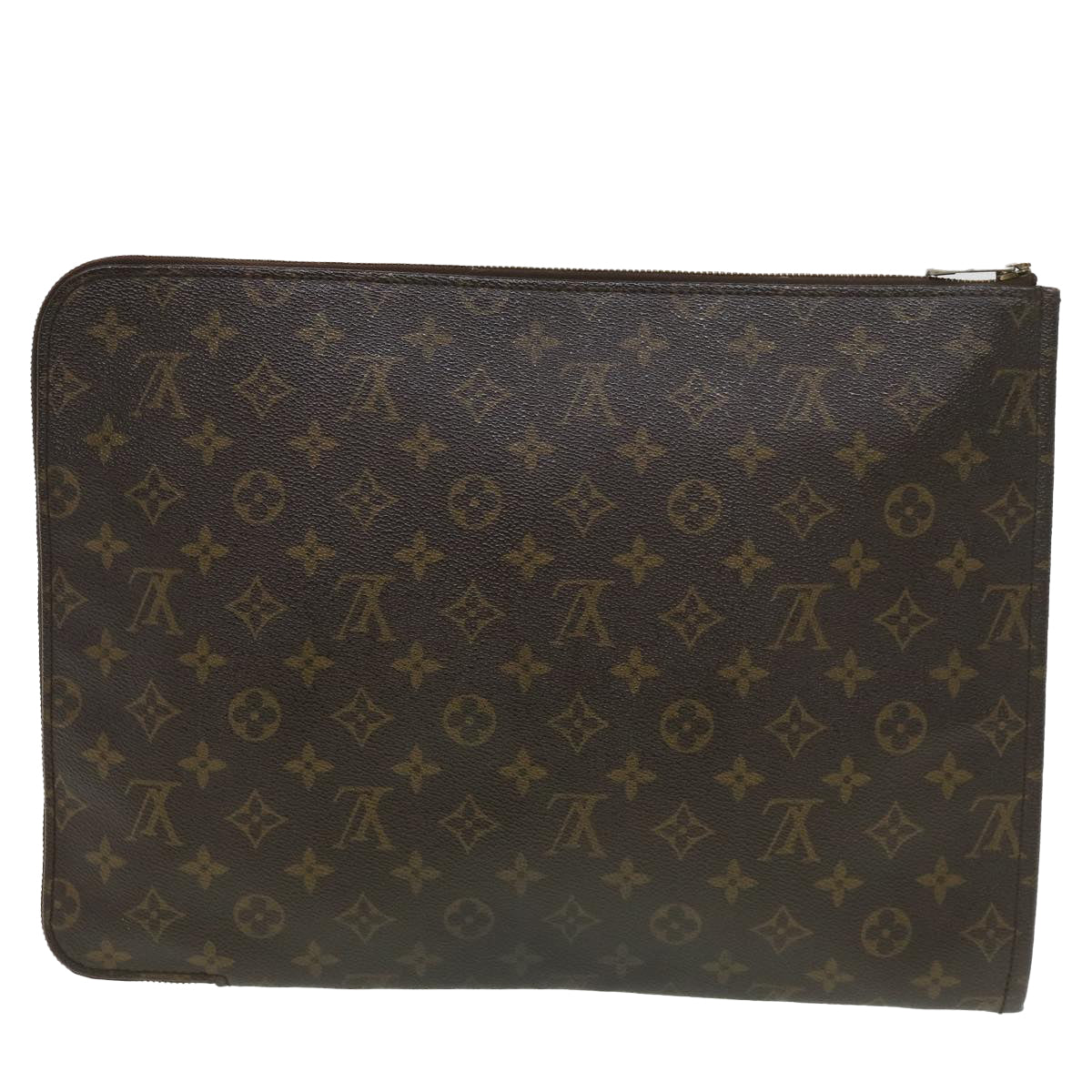 LOUIS VUITTON Monogram Poche Document Briefcase M53400 LV rd4334