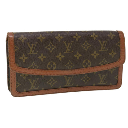 LOUIS VUITTON Monogram Pochette Dam PM Clutch Bag M51812 LV rd4540