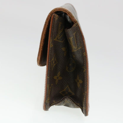 LOUIS VUITTON Monogram Pochette Dam PM Clutch Bag M51812 LV rd4540