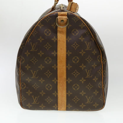 LOUIS VUITTON Monogram Keepall Bandouliere 55 Boston Bag M41414 LV rd4574