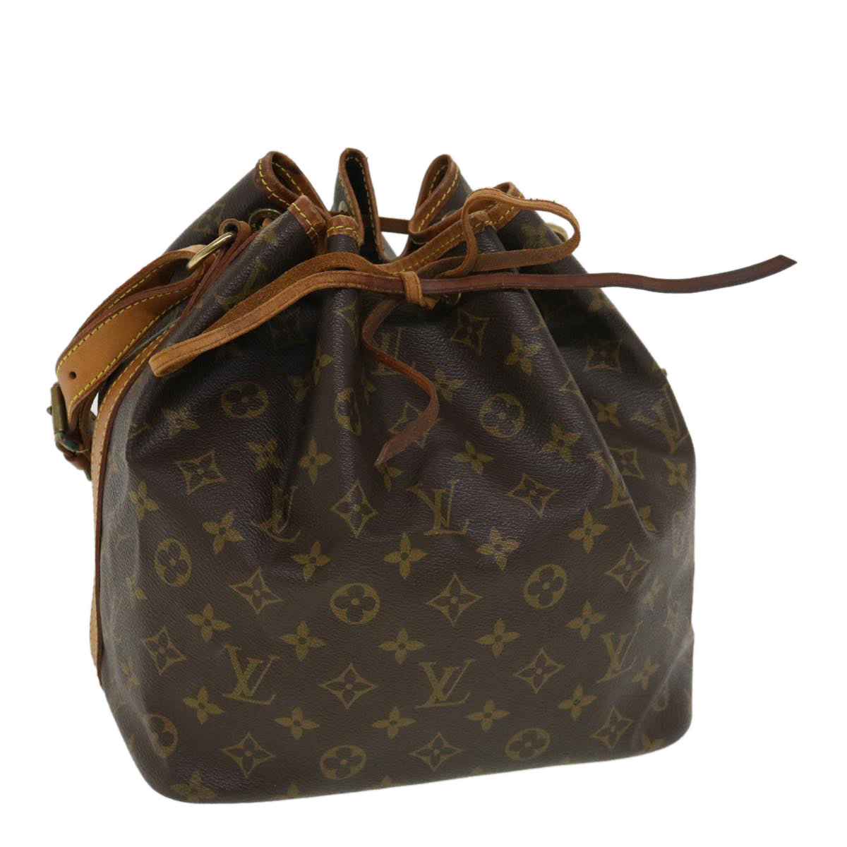 LOUIS VUITTON Monogram Petit Noe Shoulder Bag M42226 LV rd4577