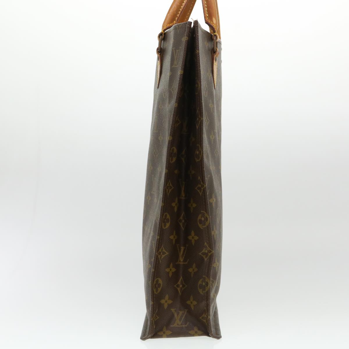 LOUIS VUITTON Monogram Sac Plat Hand Bag M51140 LV rd4586