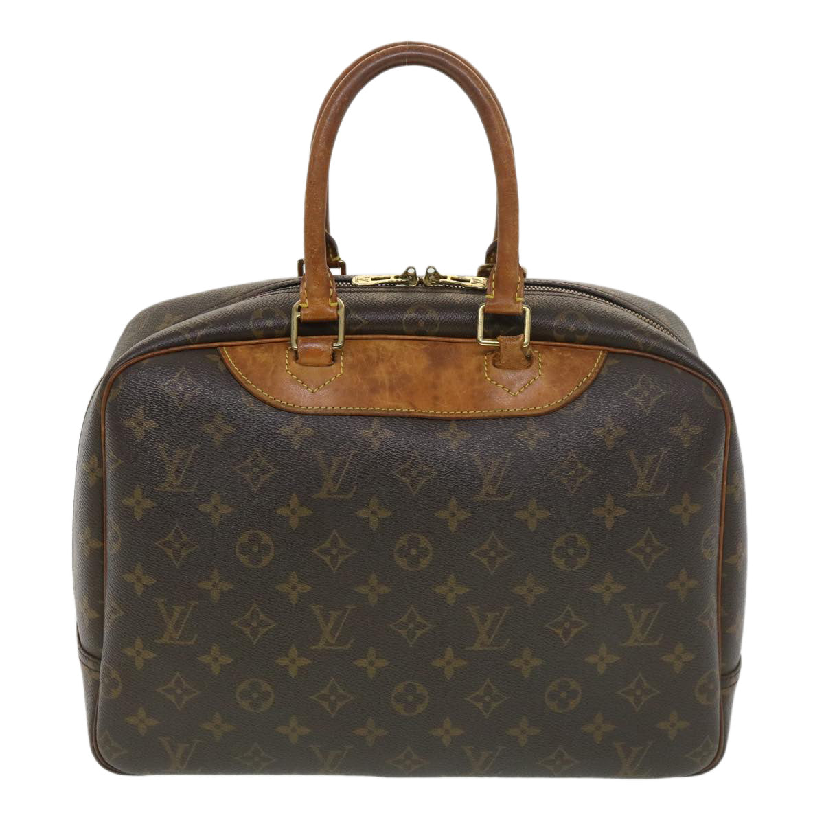 LOUIS VUITTON Monogram Deauville Hand Bag M47270 LV rd4600