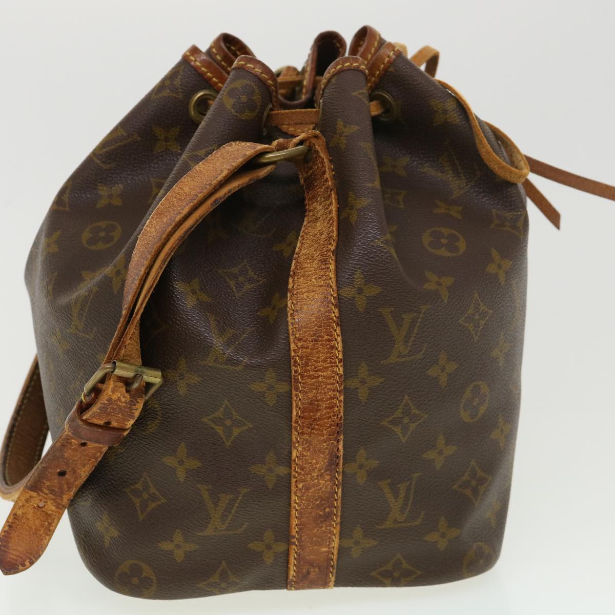 LOUIS VUITTON Monogram Petit Noe Shoulder Bag M42226 LV rd4605