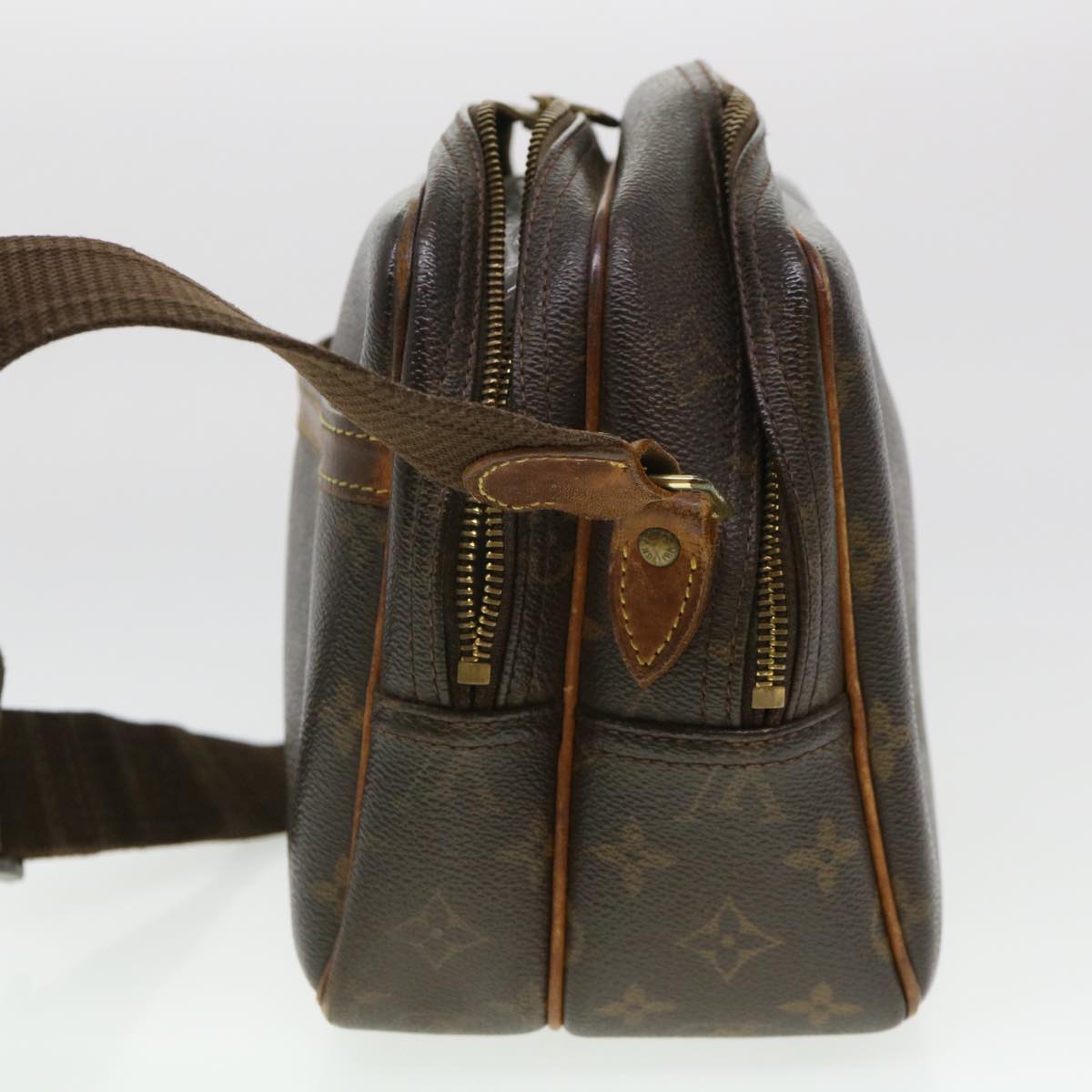 LOUIS VUITTON Monogram Reporter PM Shoulder Bag M45254 LV rd4610