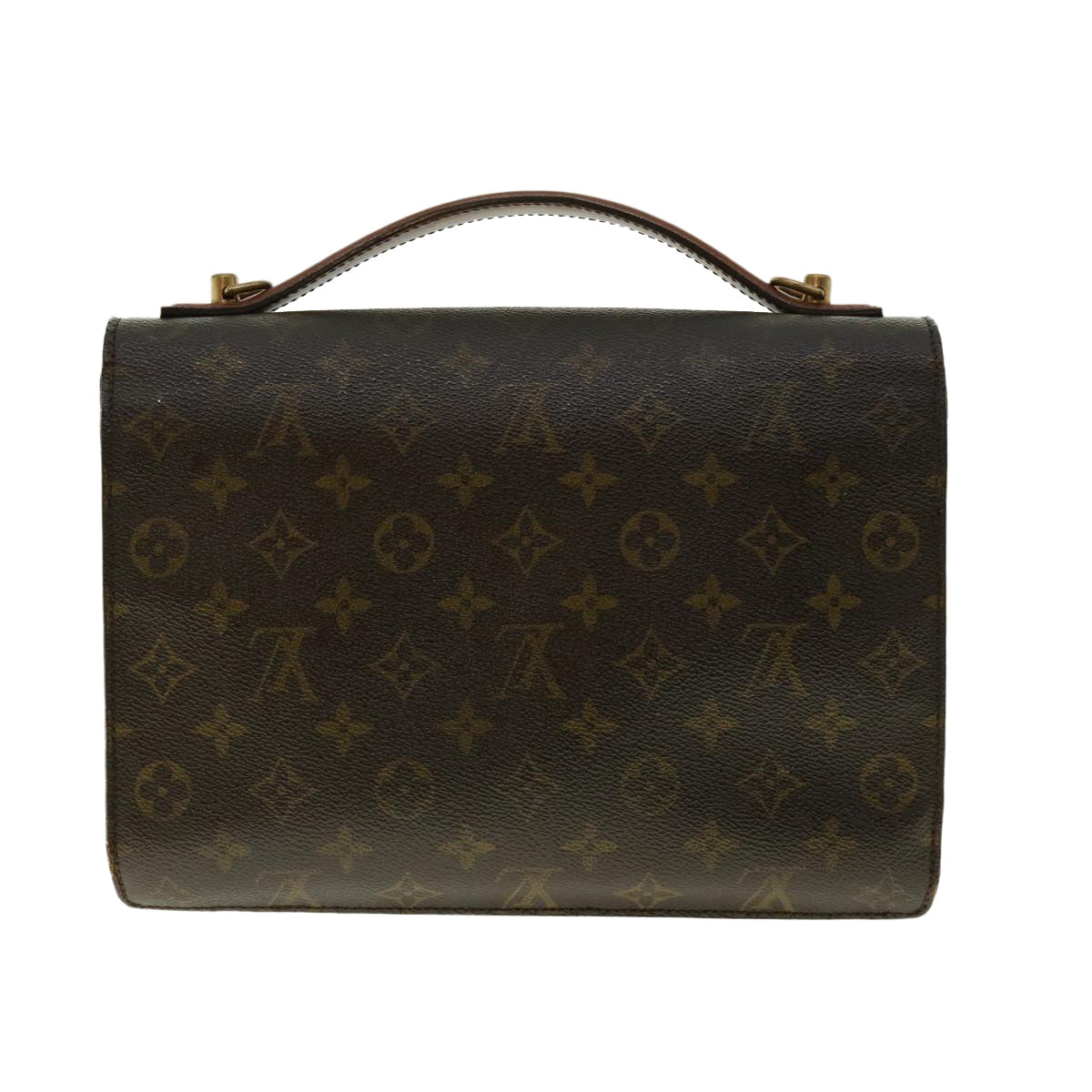 LOUIS VUITTON Monogram Monceau Hand Bag 2way M51185 LV rd4611