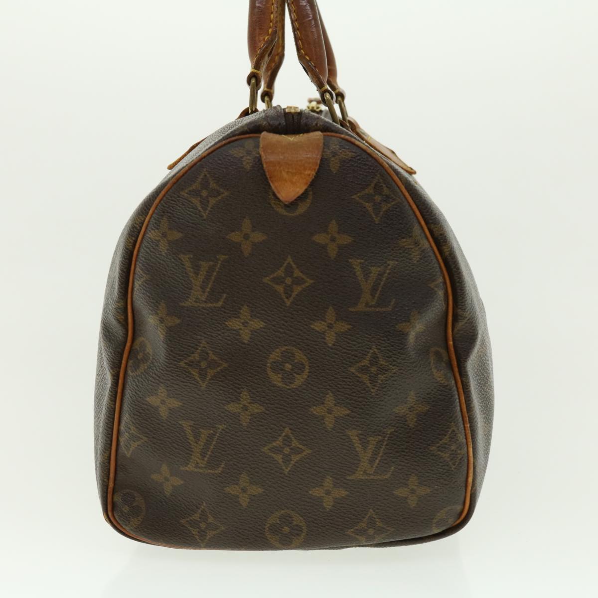 LOUIS VUITTON Monogram Speedy 30 Hand Bag M41526 LV rd4655