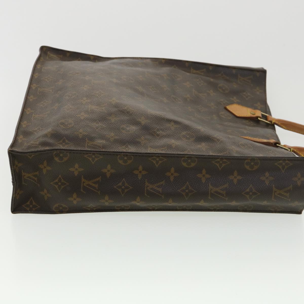 LOUIS VUITTON Monogram Sac Plat Hand Bag M51140 LV rd4666