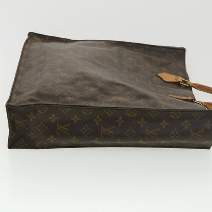 LOUIS VUITTON Monogram Sac Plat Hand Bag M51140 LV rd4666