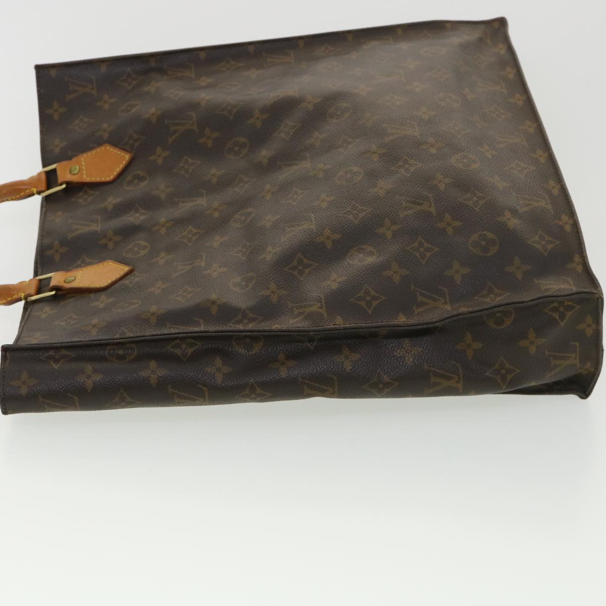 LOUIS VUITTON Monogram Sac Plat Hand Bag M51140 LV rd4666