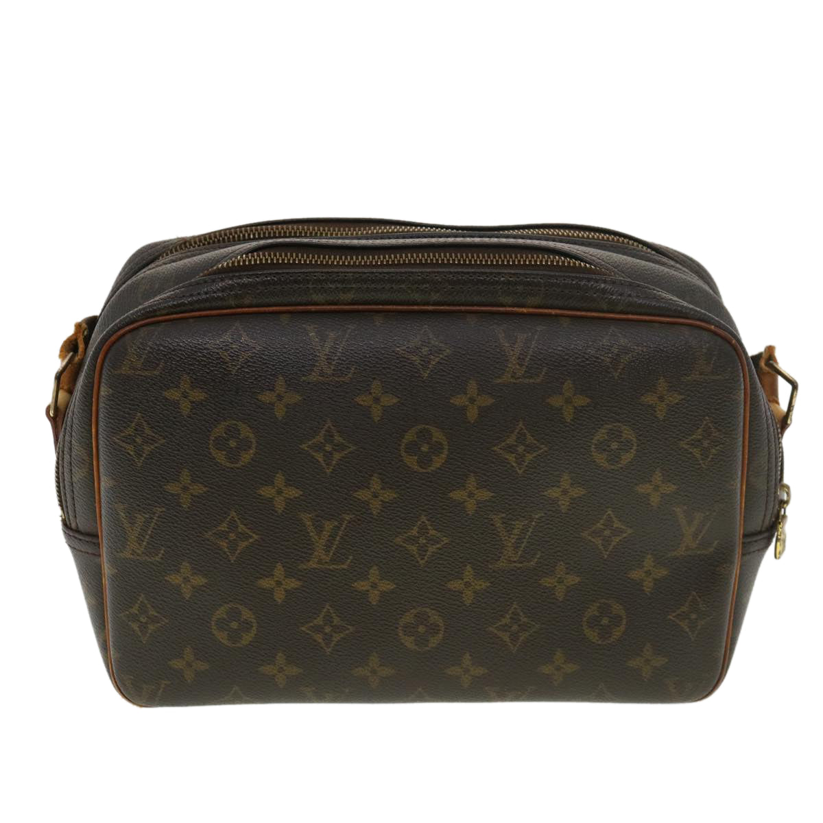 LOUIS VUITTON Monogram Reporter PM Shoulder Bag M45254 LV rd4672