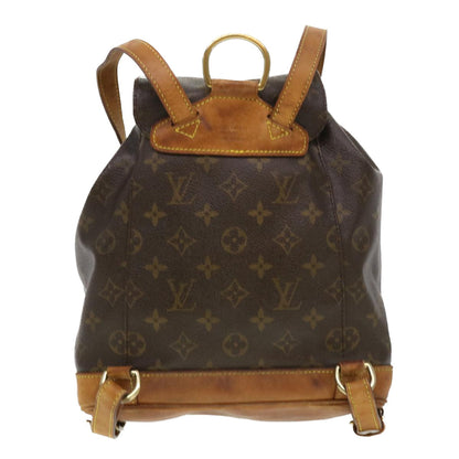 LOUIS VUITTON Monogram Montsouris MM Backpack M51136 LV rd4674