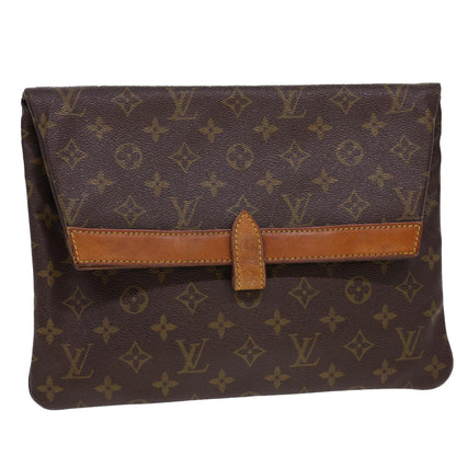 LOUIS VUITTON Monogram Pochette Priant Business Bag M51805 LV rd4694
