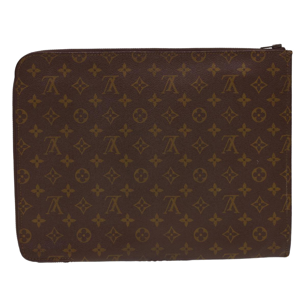 LOUIS VUITTON Monogram Poche Document Briefcase M53400 LV rd4734