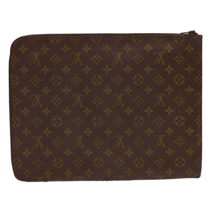 LOUIS VUITTON Monogram Poche Document Briefcase M53400 LV rd4734