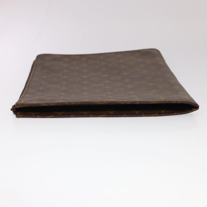 LOUIS VUITTON Monogram Poche Document Briefcase M53400 LV rd4734