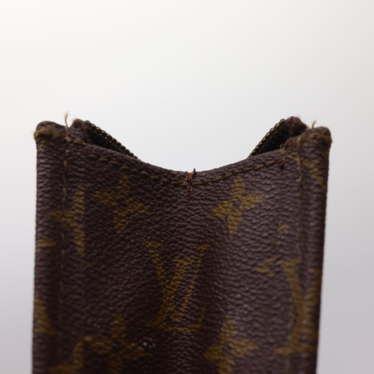 LOUIS VUITTON Monogram Poche Document Briefcase M53400 LV rd4734