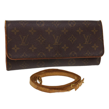 LOUIS VUITTON Monogram Pochette Twin GM Shoulder Bag M51852 LV rd4742