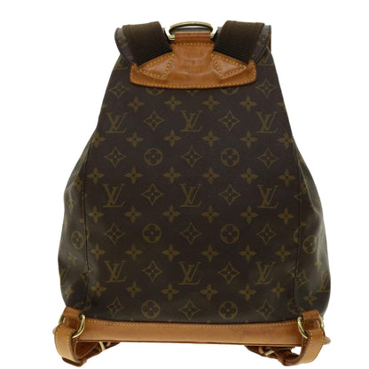 LOUIS VUITTON Monogram Montsouris GM Backpack M51135 LV rd4747