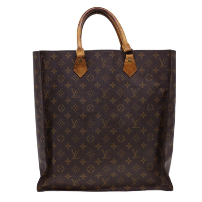 LOUIS VUITTON Monogram Sac Plat Hand Bag M51140 LV rd4748