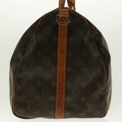 LOUIS VUITTON Monogram Keepall Bandouliere 55 Boston Bag M41414 LV rd4755