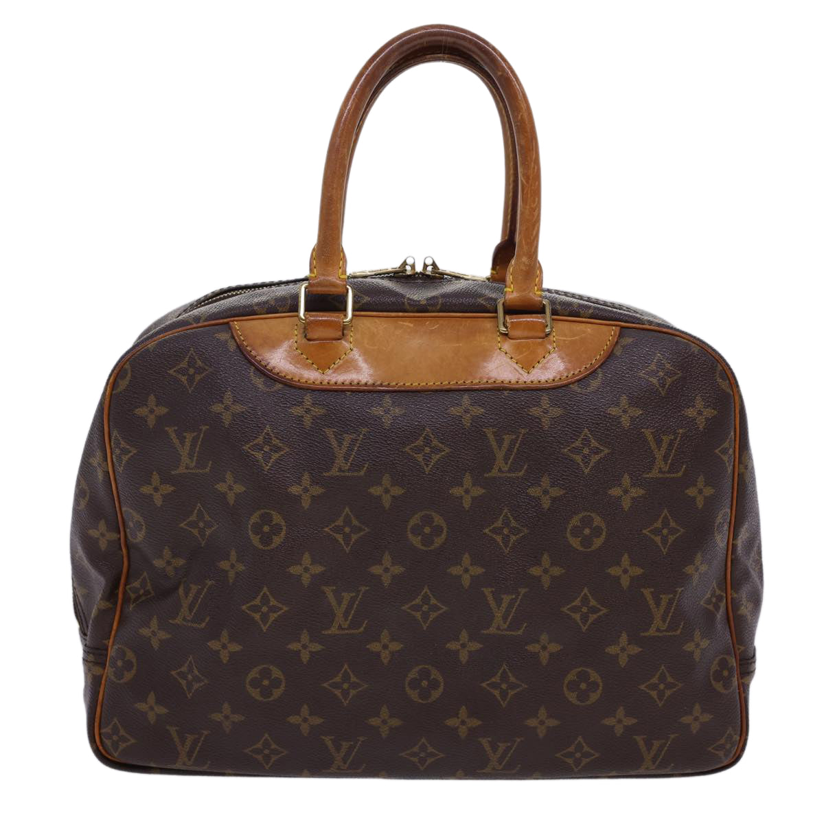 LOUIS VUITTON Monogram Deauville Hand Bag M47270 LV rd4759