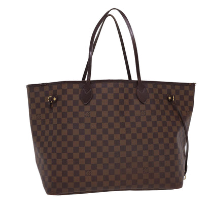 LOUIS VUITTON Damier Ebene Neverfull GM Tote Bag N51106 LV rd4774