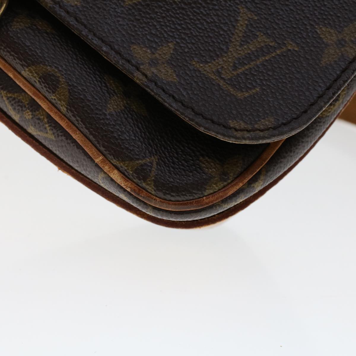 LOUIS VUITTON Monogram Cartouchiere MM Shoulder Bag M51253 LV  rd5500