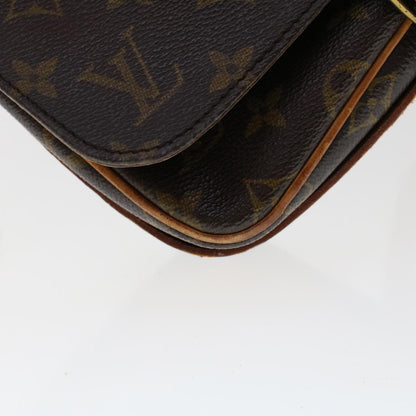 LOUIS VUITTON Monogram Cartouchiere MM Shoulder Bag M51253 LV  rd5500