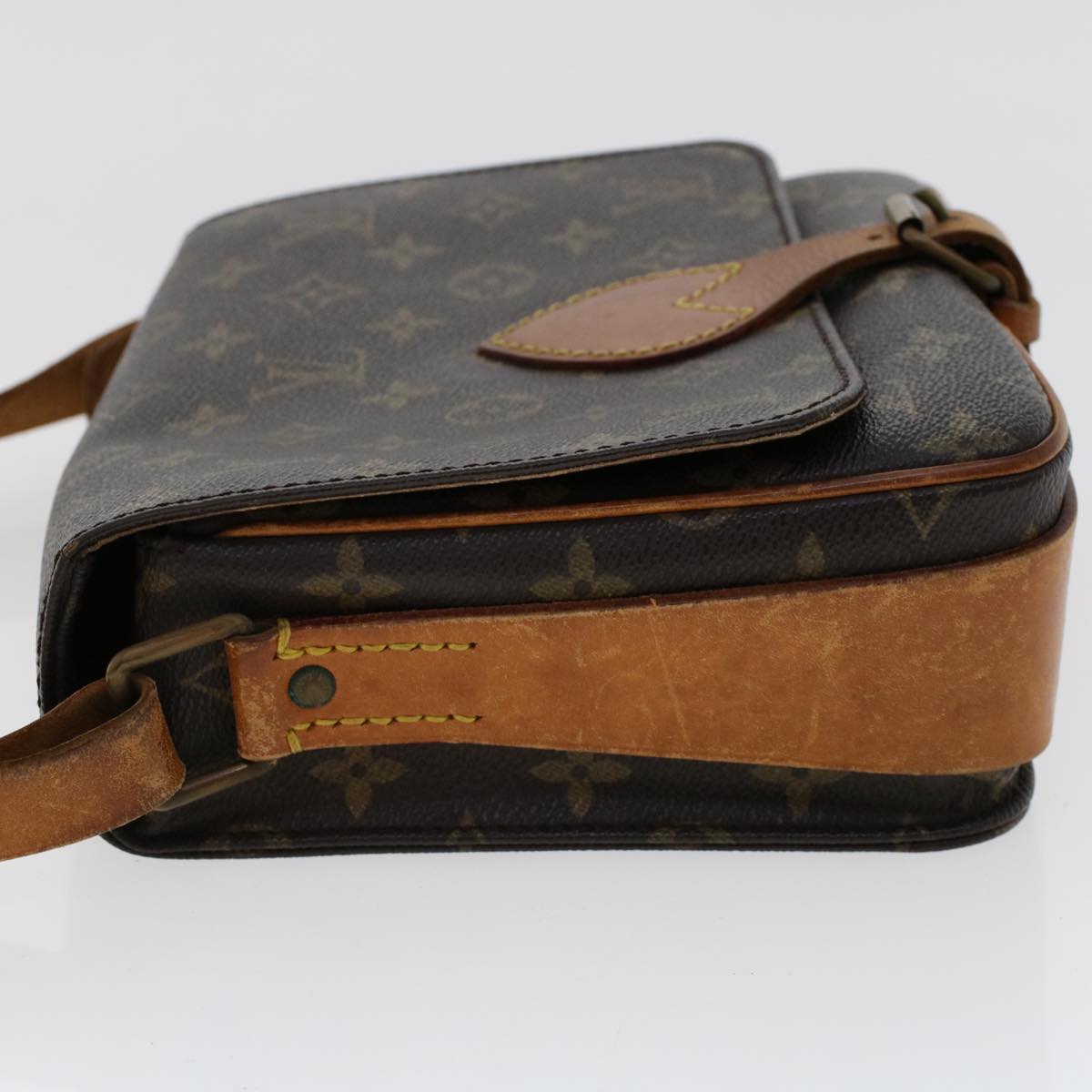 LOUIS VUITTON Monogram Cartouchiere MM Shoulder Bag M51253 LV  rd5518