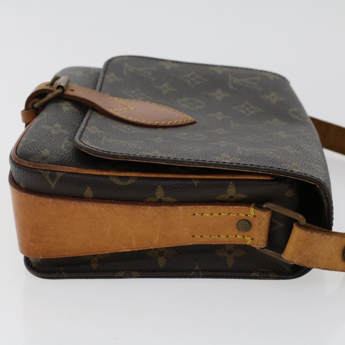 LOUIS VUITTON Monogram Cartouchiere MM Shoulder Bag M51253 LV  rd5518