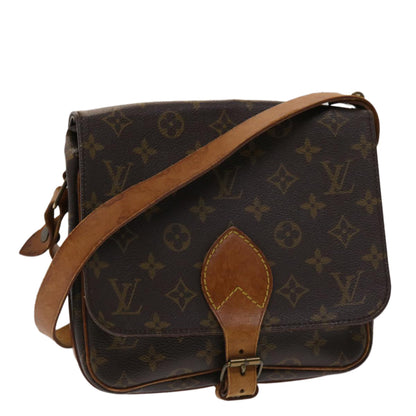 LOUIS VUITTON Monogram Cartouchiere MM Shoulder Bag M51253 LV  rd5582