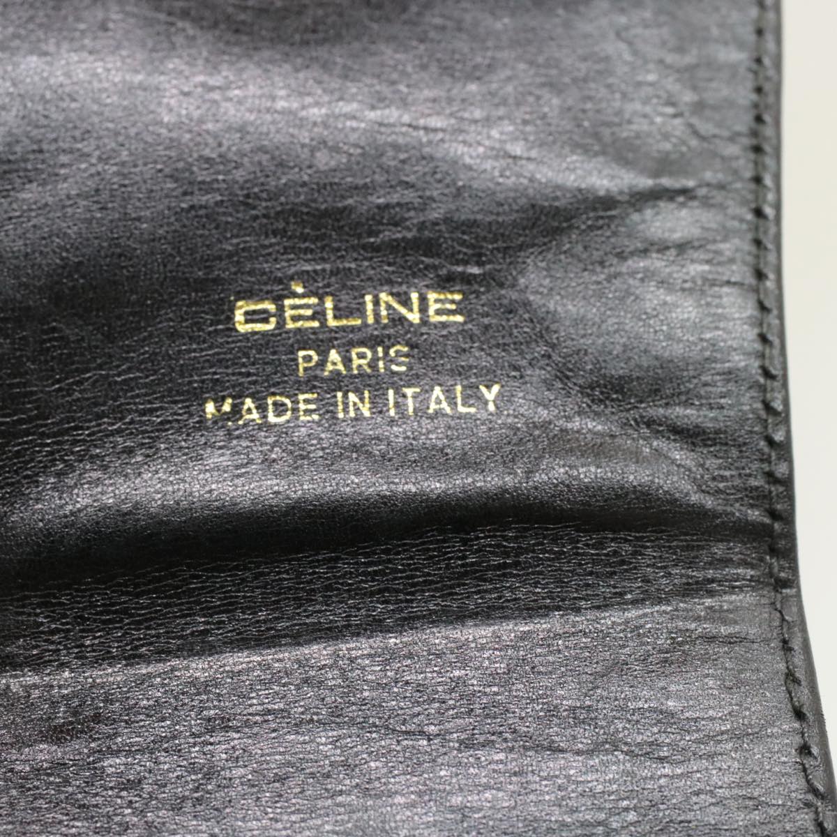 Celine Horse Carriage Shoulder Bag Black Leather  rd764