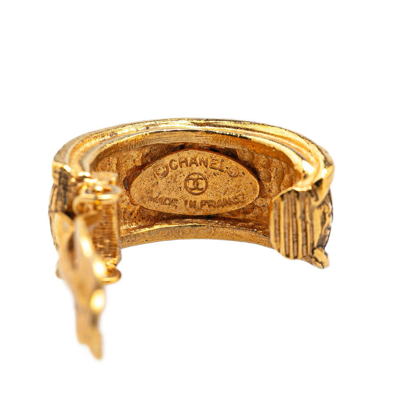 Chanel Gold Plated Vintage Earrings
