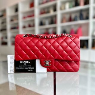 *Receipt* Medium Lambskin Red SHW No 18