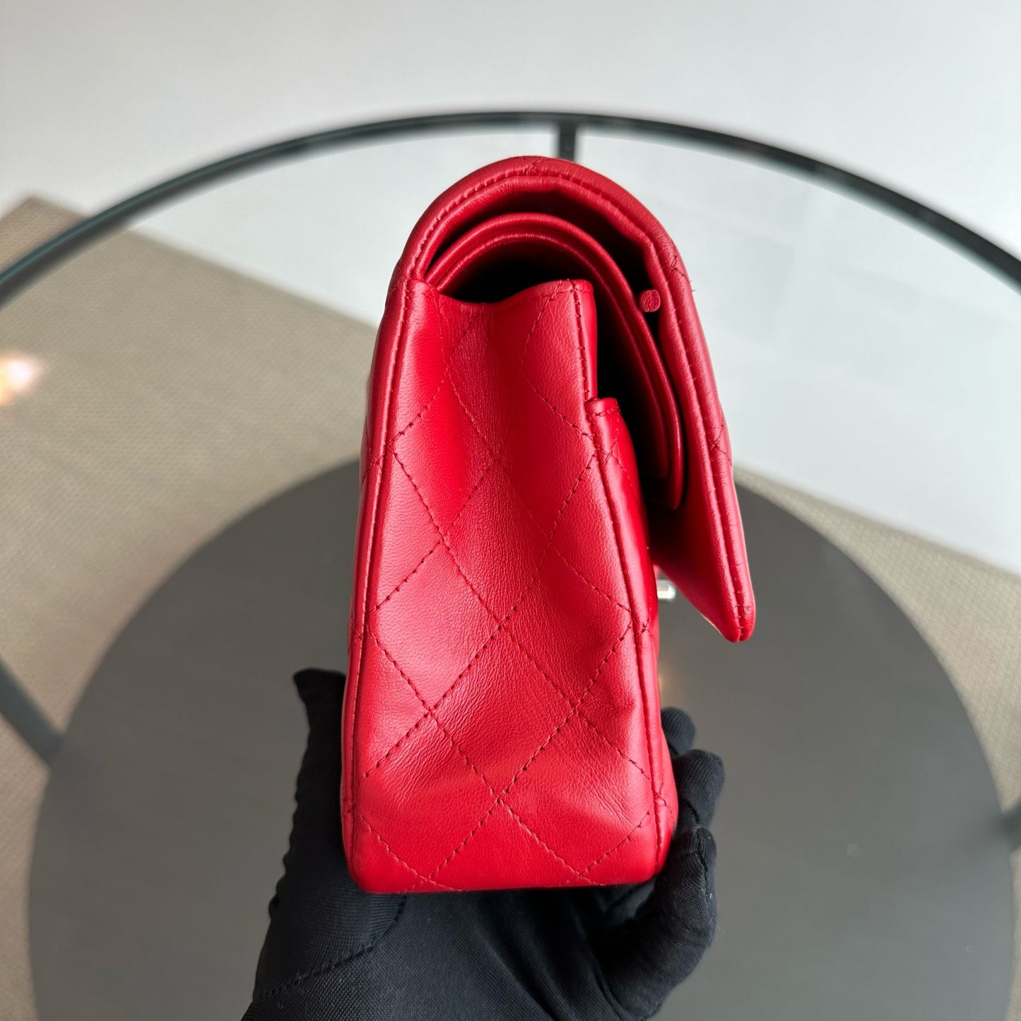 *Receipt* Medium Lambskin Red SHW No 18