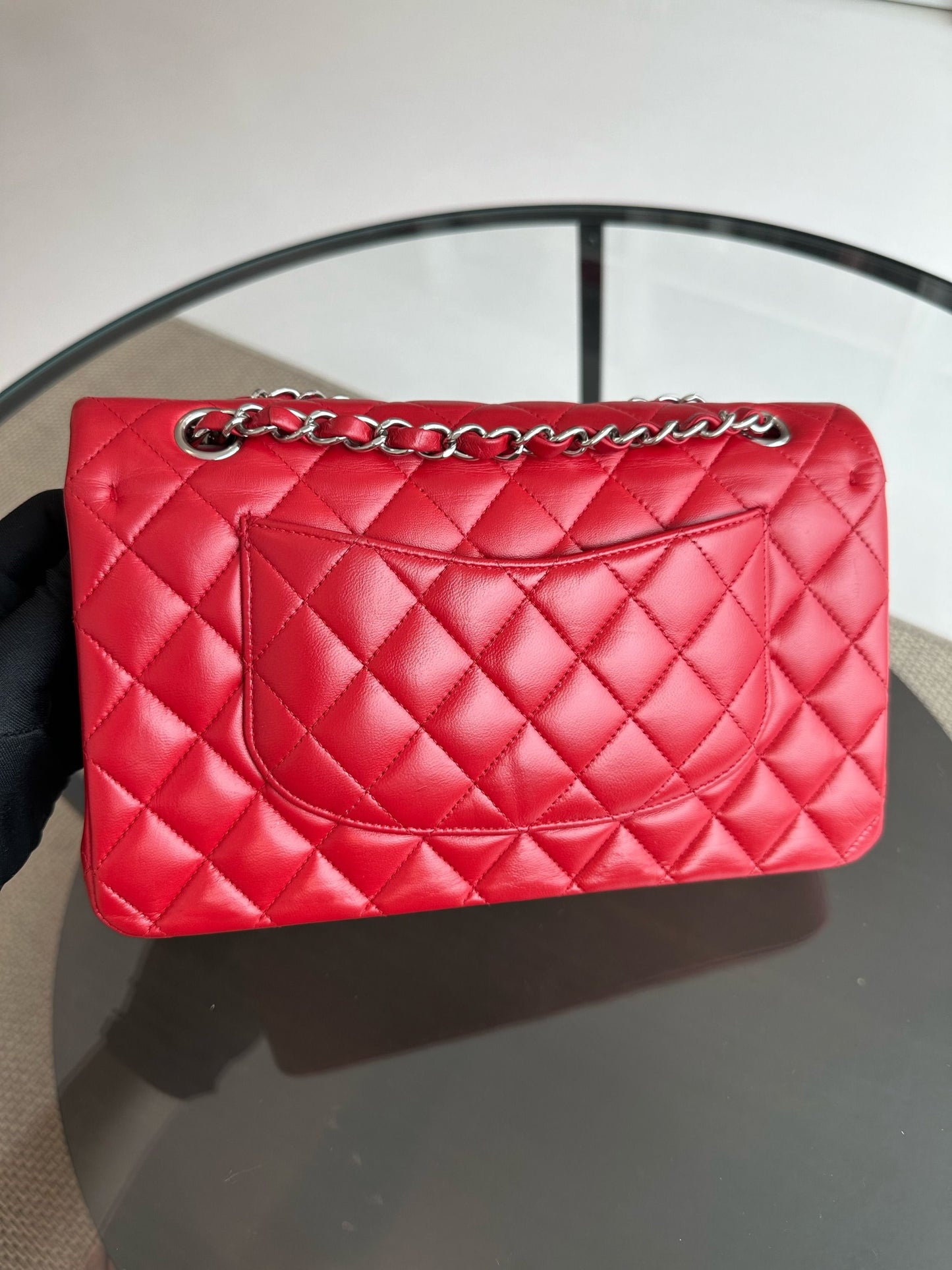 *Receipt* Medium Lambskin Red SHW No 18
