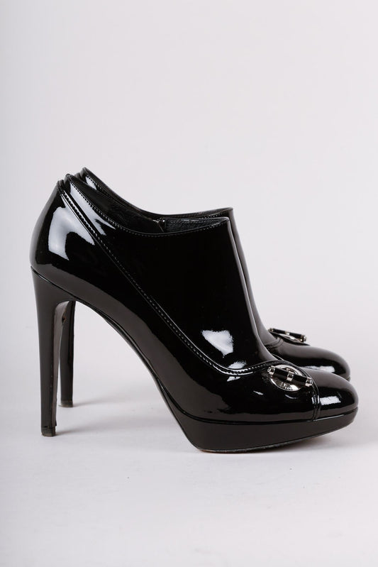 Dior Patent Leather Stiletto Bootie