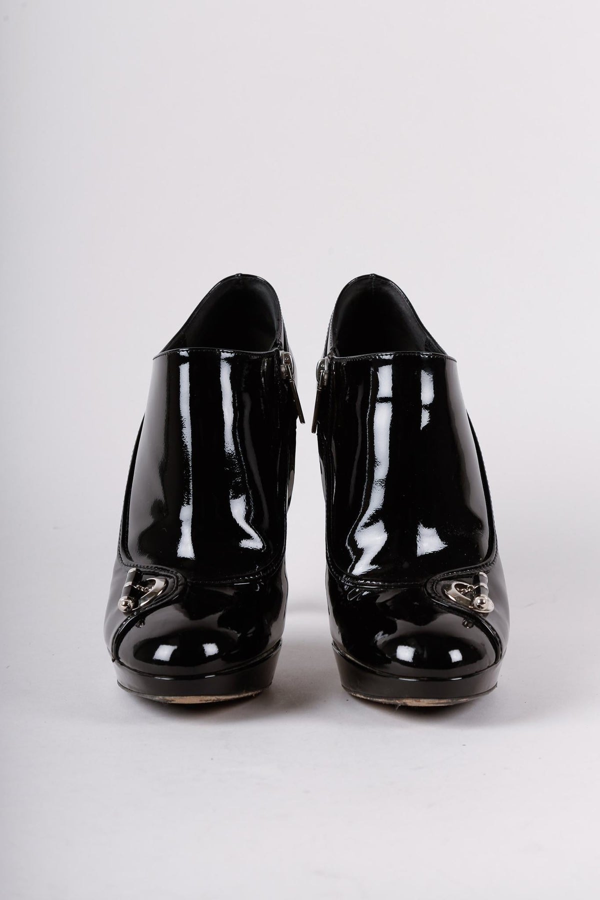 Dior Patent Leather Stiletto Bootie