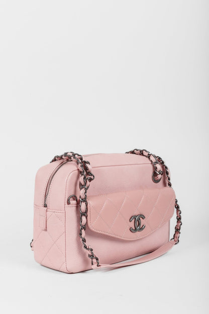 Chanel Pink Coco Break Camera Case Shoulder Bag