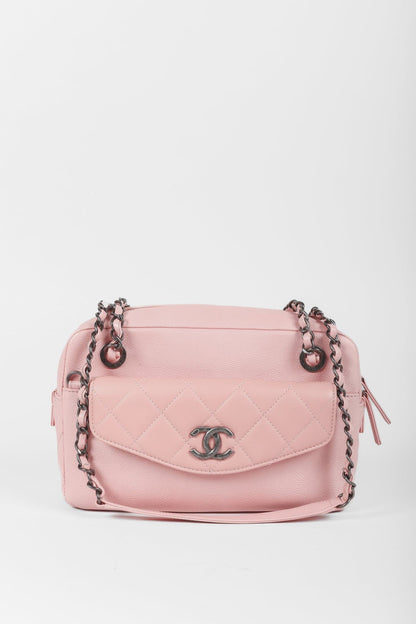 Chanel Pink Coco Break Camera Case Shoulder Bag