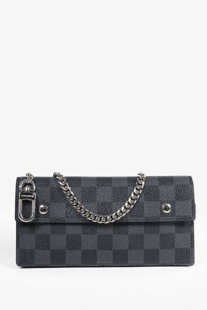 Louis Vuitton Damier Graphite Chain Wallet